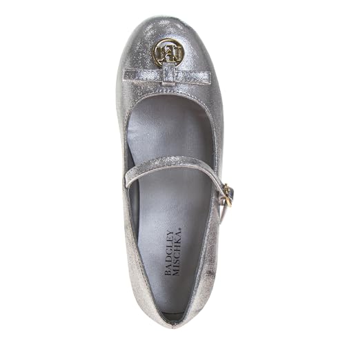 Image of Josmo Girls Low Heel Dress Pumps Crystal Strap Formal Wedding Sandals Flower Girl Shoes for Toddler /Little Kid /Big Kid