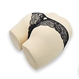Arrowzoom 3D Butt Shape Cheeky Cushion Memory Foam Pillow Buttocks Soft Density Sleep Pillow with Black Lace Underwear | ADP-122