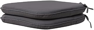 RACE LEAF Garden Chair Cushions,Chair Pads,Seat Pads for Dining Chairs,Cover Indoor Outdoor Seat Pad Cushions,for Your Living Room, Patio,Car,And More (square Pack of 4, beige)