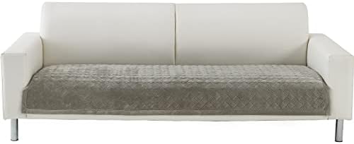 Deep Dream Couch Cover, Sectional Couch Covers, Sofa Covers for 3 Cushion Couch, Couch Cover for Dogs Pets Recliner Loveseat L Shaped, Anti-Slip Sofa Covers 28 x 82 Inch - Light Gray(Only 1 Piece)