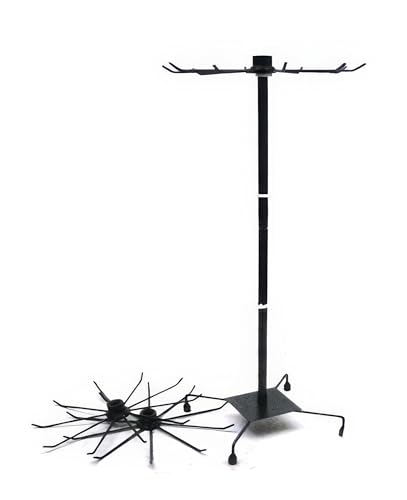 Yudu® Présentoir à 3 étages, en métal - 73 cm (noir) – vue 3