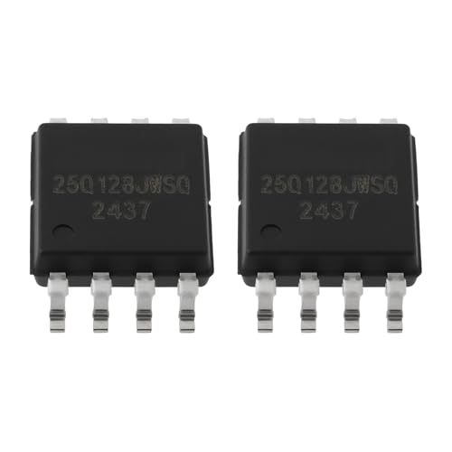 VGOL 2 Stück W25Q128JWSQ 128 Mbit Serieller Flash-Speicherchip SOIC-8-Paket SPI-Schnittstelle für Eingebettete Systeme Und Datenspeicheranwendungen