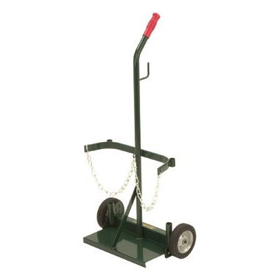 Harper Trucks 106-21 Series 100 Trucks, Holds 7"-8" Cylinders, 6" Semi-Pneumatic, Plain Wheels