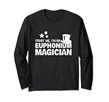 Trust me. I'm an euphonium magician. Detto divertente su un eufonio, chiamato anche euphonium. Il flicorno basso o bombardino, è uno strumento musicale.