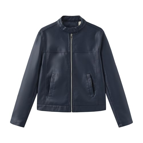 Manteau à col montant contre le vent frais, veste streetwear polyvalente chic