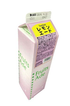 Amazon.co.jp: 三田飲料 レモンエード 有糖 紙パック 1000ml : 食品