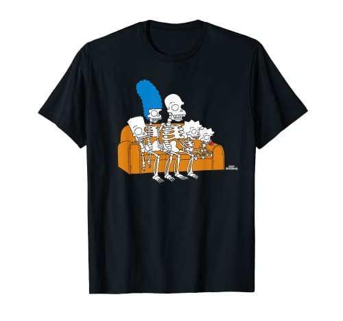 The Simpsons Skeletons Treehouse of Horror Couch Gag Camiseta Cover