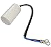 AERZETIX: Condensador permanente para trabajo del motor 8µF 450V precableado Ø35x60mm ±5% 3000h C18682