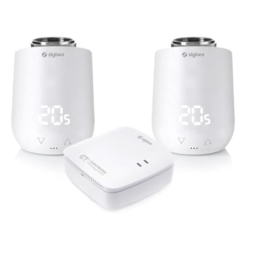 Eurotronic Comet Zigbee Kit de démarrage, régulateur d'économie d'énergie et passerelle avec norme radio (thermostat intelligent programmable en kit, économisez des...