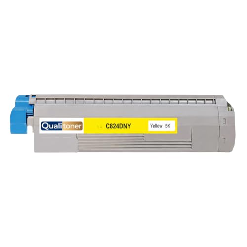 Toner compatible OKI C824n C834dnw C844dnw jaune 47095701 pour impression laser couleur