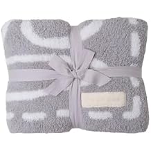 Barefoot Dreams Covered in Prayer Reversible Throw Blanket, Live with Grace Color Linen/Cream