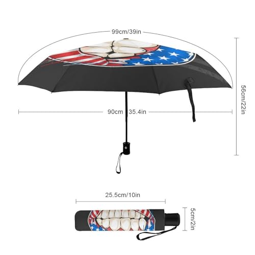 Parapluie pliant solide et automatique au design compact