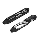 OPPWONG Kit Leve per Pneumatici per Bici, Kit di Attrezzi per Bici con Chiave a Cricchetto e Leva per Pneumatici, Strumento di Riparazione Portatile Multifunzionale 14 in 1 per Bicicletta da Strada