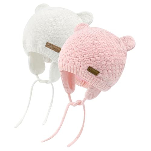 CALDI BEANIES PER L'INVERNO: l'esterno dei nostri berretti invernali per bambini è realizzato in 50% cotone e 50% fibre acriliche. Le fodere dei cappelli da sci sono realizzate in 100% cotone organico. Il design a doppio strato rende i berretti caldi ed è ideale per i bambini in inverno. Il materiale morbido rende le fasce elastiche per adattarsi ai vostri bambini. Extra sui lati del cuscino può proteggere i bambini dal vento freddo.