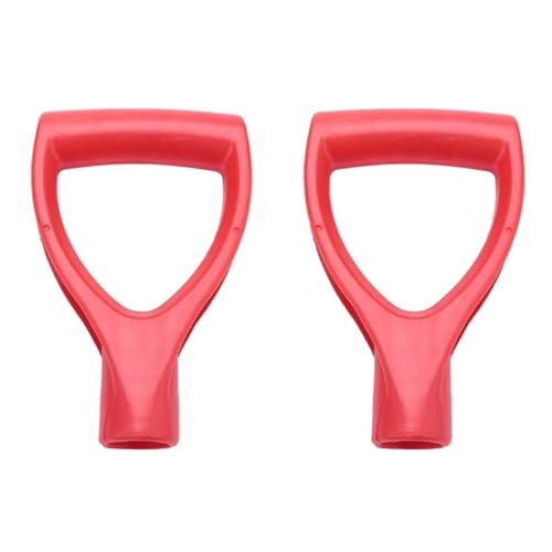 2 X Plastic Scoop Poly D-Grip Handle Lawn Farm Garden Snow Removal Spade Fork Shovel