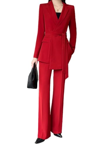 Costume deux pièces femme Kromoc ajusté pour sublimer votre style au bal et grand mariage