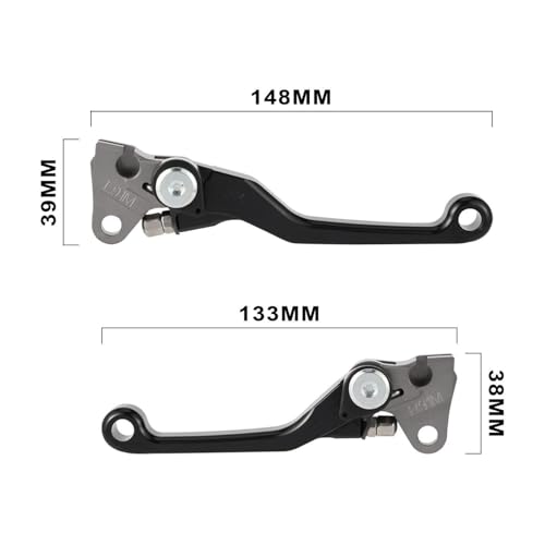 Palanca de freno y embrague articulada para evitar roturas en moto Dirt 5