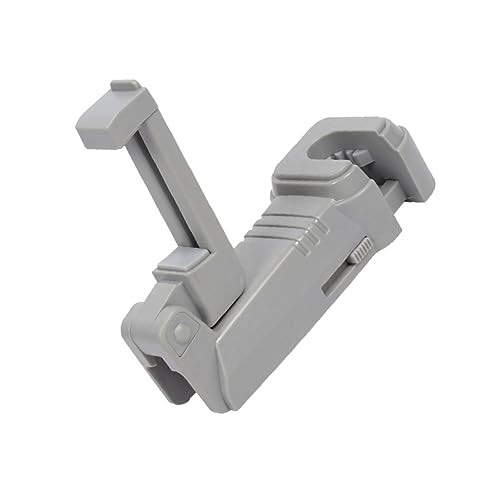 SOLUSTRE Headrest Hanger for Car Universal Backseat Phone Bracket 360° Rotatable Hook Easy to Install Sturdy Abs Silicone
