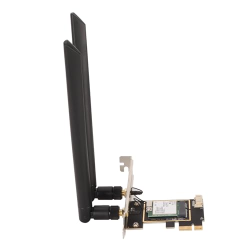 Tarjeta WiFi PCIe 3 Bandas 8774 Mbps Adaptador de Red Inalámbrico para PC 10 11, Fácil de Usar para Computadoras de Escritorio miniatura 3