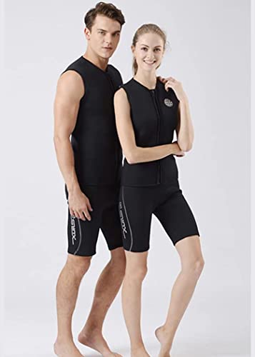 Slinx Wetsuit Short Pants Men 2Mm Neoprene Shorts For Diving Kayaking Scuba Surfing Snorkeling Short Pants L Size, Black #TOP6