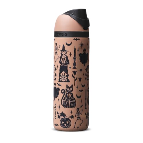 Owala FreeSip Stainless Steel Water Bottle 24 oz Fright & Delight