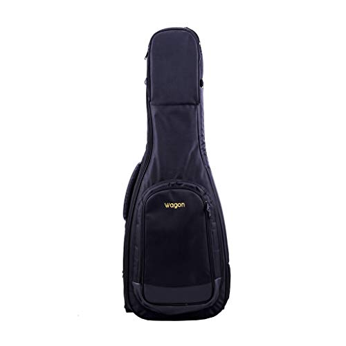Wagon 06 Série Double Housse pour Guitare Electrique Etanche, Rembourrée avec Sangles Réglables et Poches Noir - Les Beatles, Paul McCartney, John Lennon, RIngo Starr, George Harrison Wagon 06 Série Double Housse pour Guitare Electrique Etanche, Rembourrée avec Sangles Réglables et Poches Noir