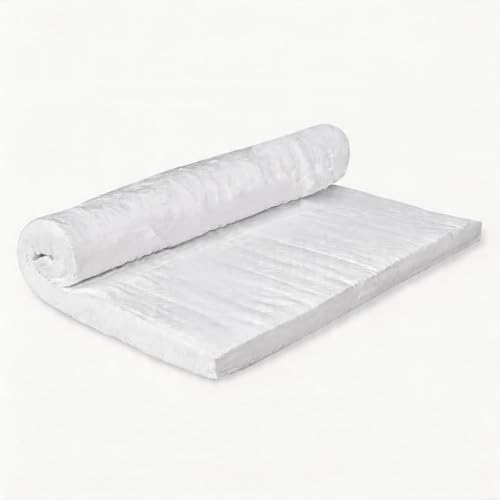 Ceramic Fiber Blanket Fireproof Insulation 13x24x1 Rated to 2400F High Temperature Resistance Aluminum Silicate Fiber Insulation for Oven Stove Kiln Forge