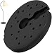 Awleynz 5.95Lb Round Plastic Floor Lamp Base Weight, 9.3 Inch Black Weighted Disc for Home Living Room Bedroom Lighting