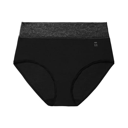 Image of Tommy John Women's Second Skin High Rise Briefs - Soft, Stretchy, Breathable, Full Coverage High-Waisted Underwear