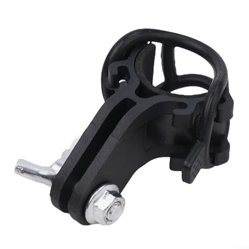 Bicycle Race Number Plate Holder, Road Bike Bib Mount Bracket for Saddle Seat Post, Quick Release Plastic Support with Silicone Tape for MTN Folding Cycling