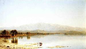 Peinture à l'huile Early October de Sanford Robinson Gifford - Copie 20x24 Pouces