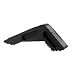WEEYEE Large Door Stopper, Rubber Door Stop Wedge For Large Door Gaps to Keep Door Securely Open on All Surfaces, Non-Scratching Door Stop -Tall Type Design Black