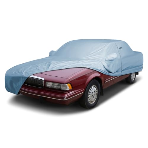 Image of iCarCover Premium Car Cover for 1982-1996 Buick Century Sedan, Coupe Heavy Duty Waterproof All-Weather Automobiles Custom Fit Indoor Outdoor UV Snow Protection Covers with Straps and Bag