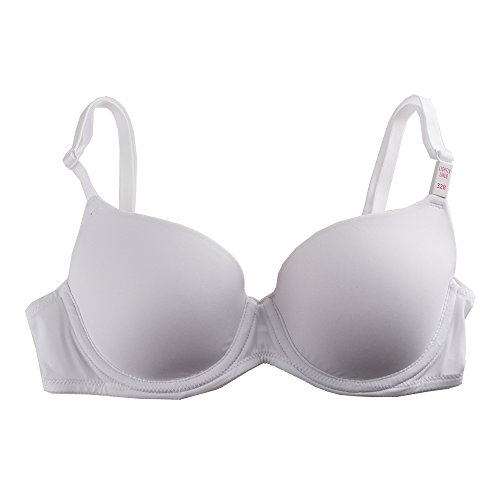 Victoria's Secret Pink Wear Everywhere Lightly Lined Demi Bra, White, 34D