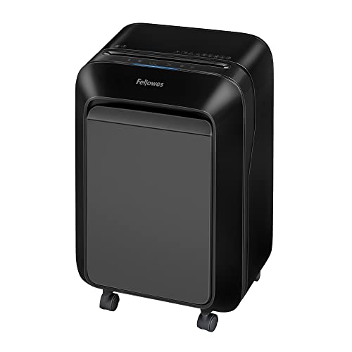 Image of Fellowes LX21M 16 Sheet P-4 Micro-Cut, Heavy Duty Paper Shredder for Office, 100% Jam Proof (Black)