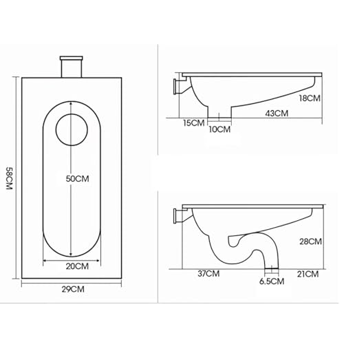 Inodoro compacto de acero inoxidable para ganar espacio en baños diminutos 6