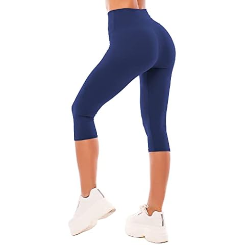 SINOPHANT High Waisted Capri 3/4 Length Leggings Cover