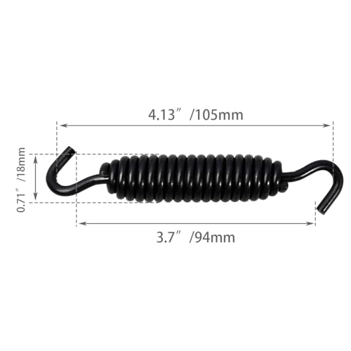 FOVPLUE Kickstand Spring, Jiffy Stand spring for Harley Touring 2007-2024 and Softail 2007-2018, for Road Glide Road King Street Glide Electra Glide Tri Glide Ultra Limited, Black
