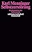 Produktbild Selbstzerstörung. Psychoanalyse des Selbstmords