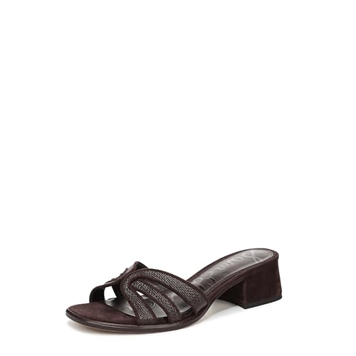 Sam Edelman Women's Farrin Heeled Sandal, Cafe Noir, 10.5 Medium