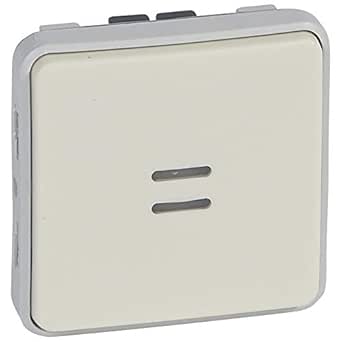 069712 Va-et-vient Témoin Plexo Saillie Gris - Legrand