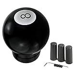 Arenbel 8 Ball Shift Knobs Gear Stick Lever Round Shifter Handle Replacement Fit Most Manual Vehicles, Black