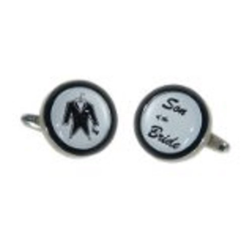 Gtr Mancuernas redondas gris ceniza para hombre miniatura 1