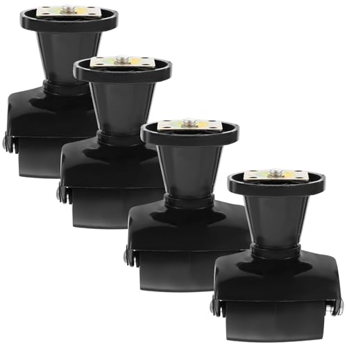 FONDOTIN 4���߉\�L���X�^�[�z�C�[�� 360�x��]ABS������ �Ƌ�����p�I�t�B�X�`�F�A�ԗ� ���B���e�[�W�f�U�C�� �ƒ�p�֎q�L���X�^�[