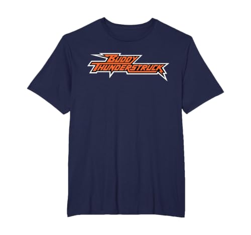 Buddy Thunderstruck T-Shirt, Men's Big and Tall, Navy Blue, 3X Tall