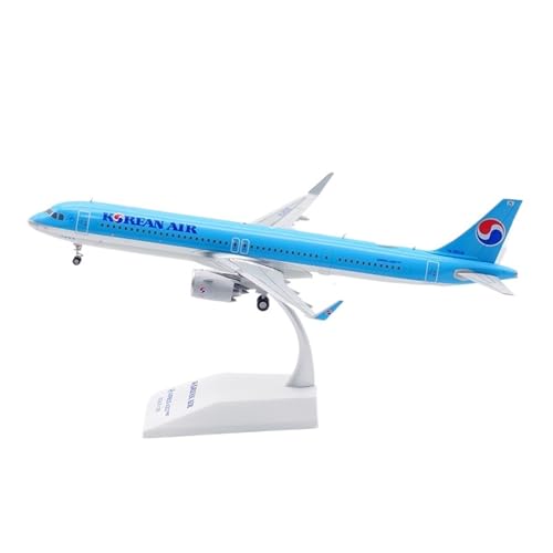 Modelos de aviones a escala 1/200 Airbus A321NEO de Korean Air réplica de 22 cm