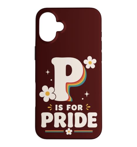 P Is For Pride ���C���{�[���^�[ ���g�� �f�C�W�[ LGBTQ �T�|�[�g �X�}�z�P�[�X iPhone 16 Plus �p