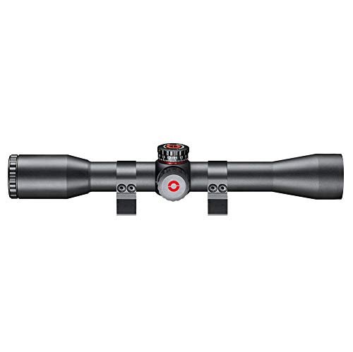 Simmons 4X32 Black Exp Elevation, 22 & .17Hmr, Rings, Box 5L #TOP2