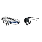 intex zwembad 366 x 122 Product 1: Barco hinchable Intex Excursion 5 para 5 personas (peso máximo 600kg); medidas 366x168x43 cm, base hinchable, 2 asientos con respaldo y 1 banco central