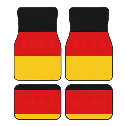 Tapis de voiture drapeau allemand de qualité supérieure et ajustement universel